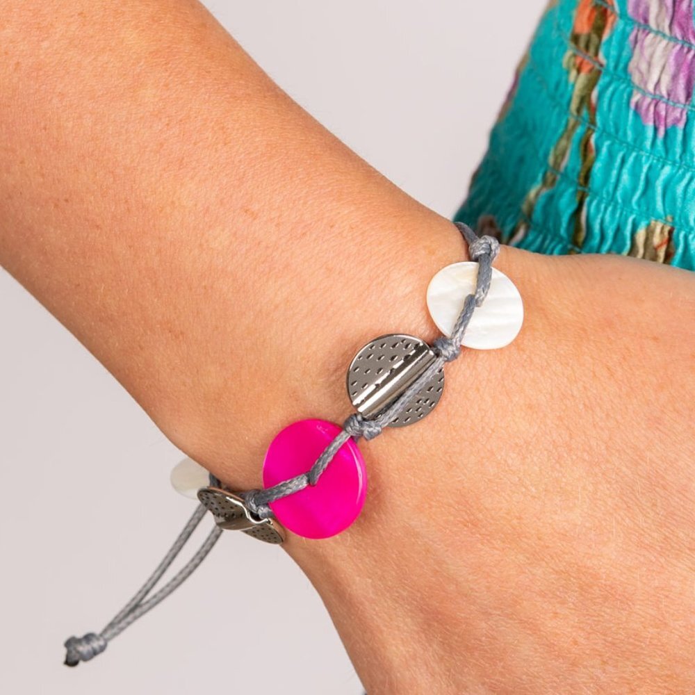 Shore Up - Pink Bracelet